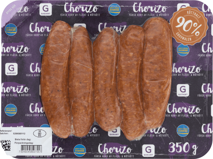 Chorizokorv Färsk Sverige