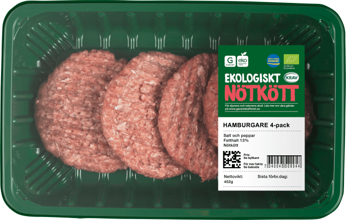 Färska Hamburgare EKO/KRAV
