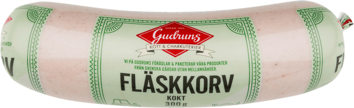 Fläskkorv Kokt