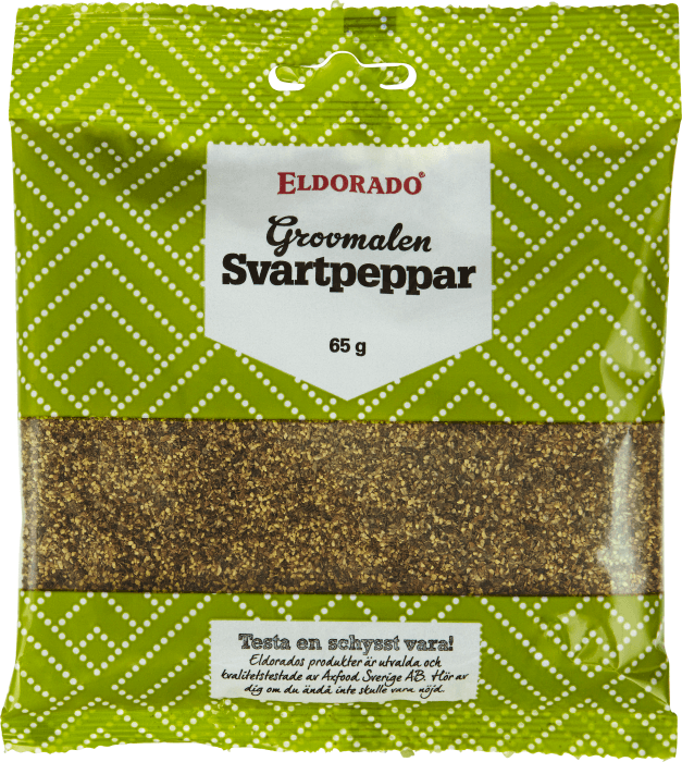 Svartpeppar Grovmalen