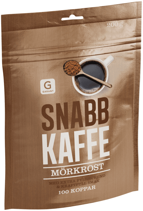 Snabbkaffe Mörkrost