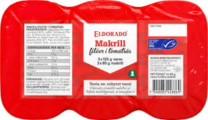 Makrillfile Tomatsås 3-p