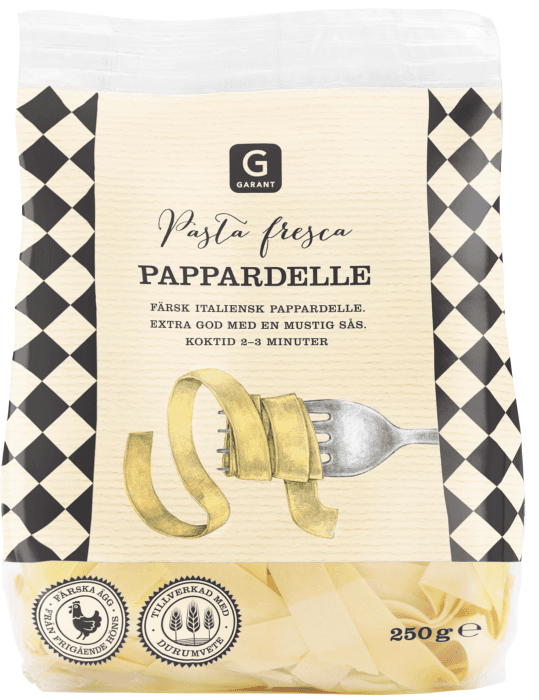 Färsk Pasta Pappardelle