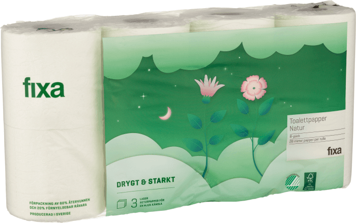Toalettpapper Natur Drygt & Starkt