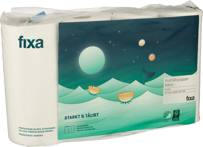 Hushållspapper Natur Starkt & Tåligt