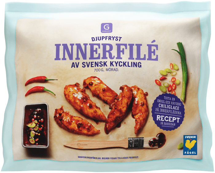 Innerfilé av Svensk Kyckling Fryst