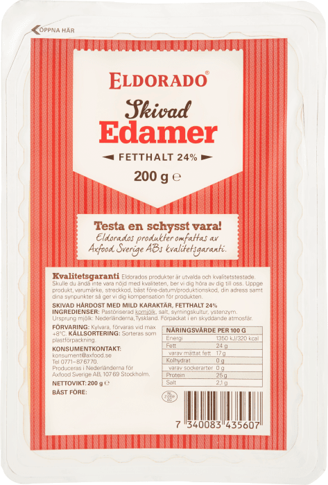 Edamer Skivad 24%