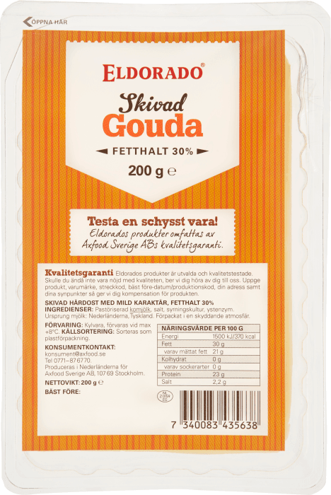 Gouda Skivad Ost 28%