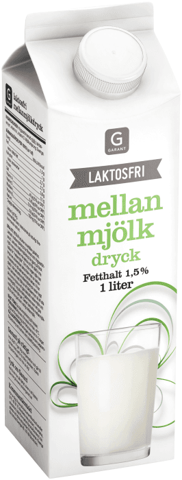 Mellanmjölk Laktosfri 1,5%