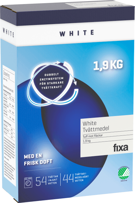 White Tvättmedel Pulver