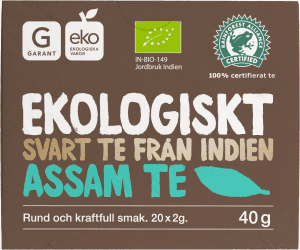 Svart Te Assam EKO 20-p