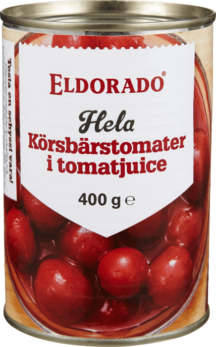 Körsbärs- Tomater i Tomatjuice