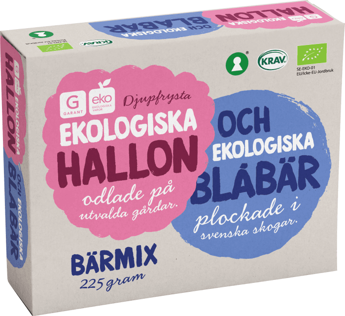 Hallon & Blåbär EKO KRAV Fryst