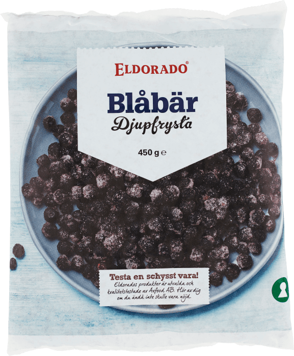 Blåbär Frysta