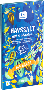 Mörk Choklad 70% Havssalt Fairtrade