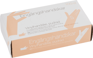 Engångshanske Vinyl S 100-p