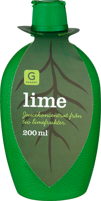 Limejuice från koncentrat