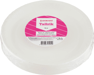 Engångstallrik Flat 22cm