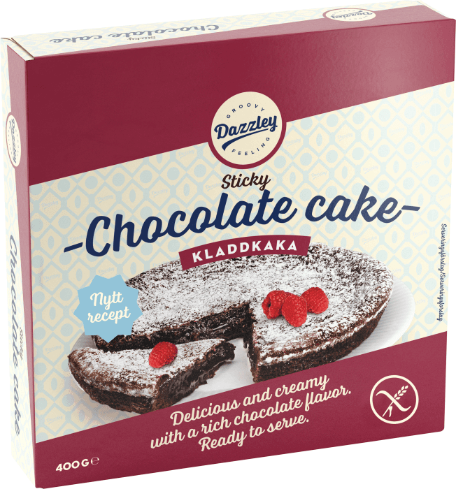 Kladdkaka Glutenfri Fryst
