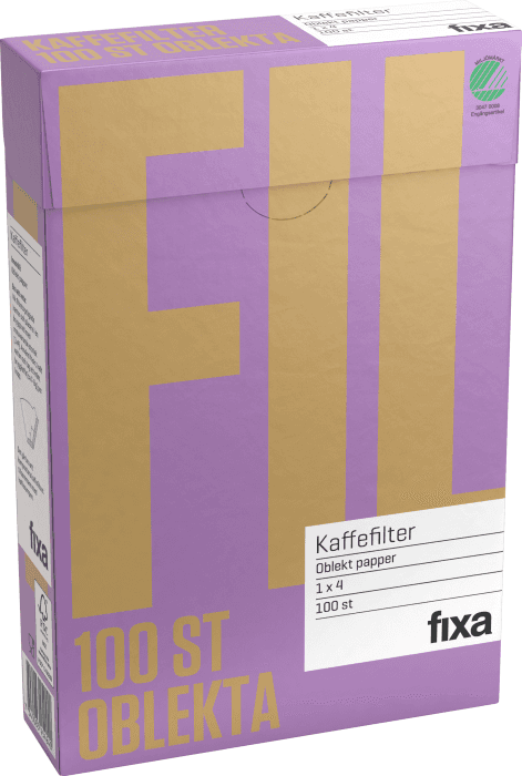 Kaffefilter 1 X 4