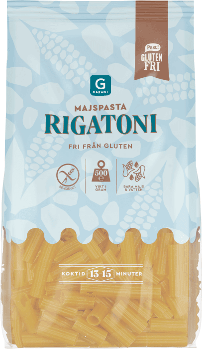 Majspasta Rigatoni Glutenfri