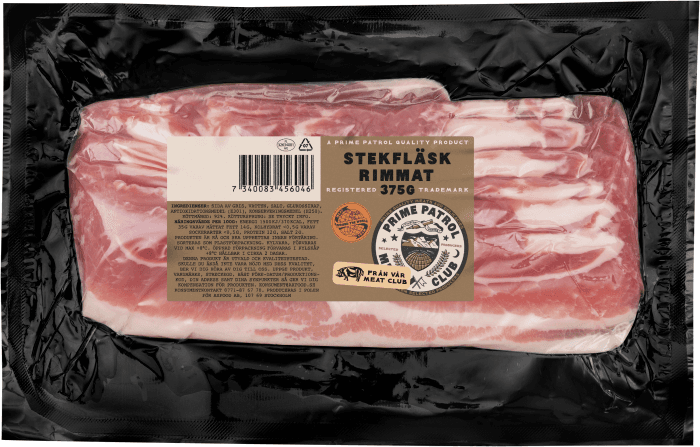 Stekfläsk Rimmat Skivat