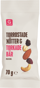 Nöt & Bärmix Torrrostade Torkade Osaltade