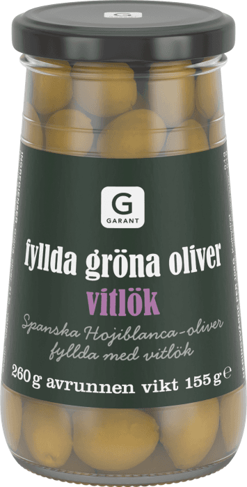 Gröna Oliver Vitlök
