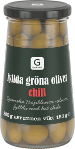 Gröna Oliver med Chili