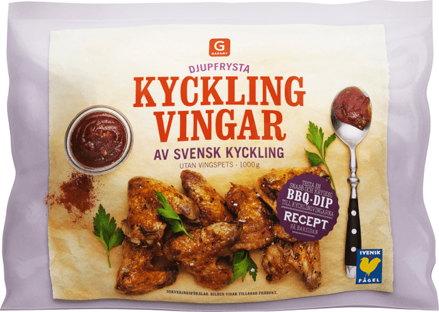 Kycklingvingar Frysta