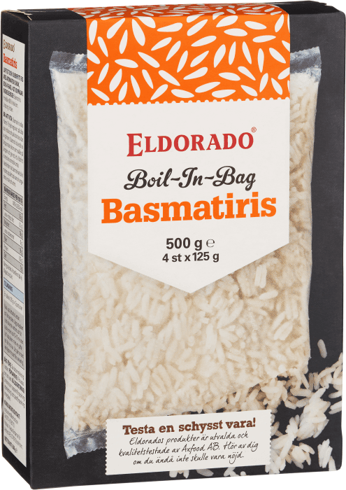 Basmatiris Boil-in-bag 4x125g