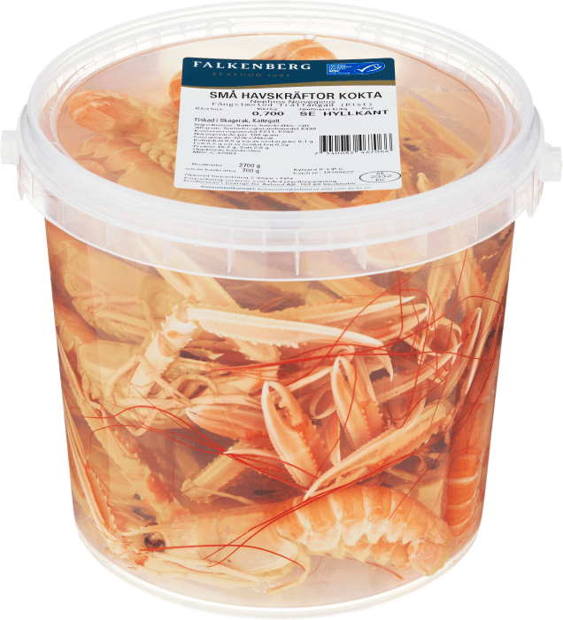 Havskräftor 31/40 Små Kokta
