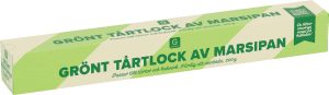 Grönt Tårtlock av Marsipan