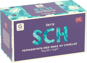 Pepparmynta & Choklad Örtte