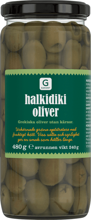 Halkidiki Oliver utan Kärnor