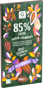 Mörk Choklad 85% Fairtrade