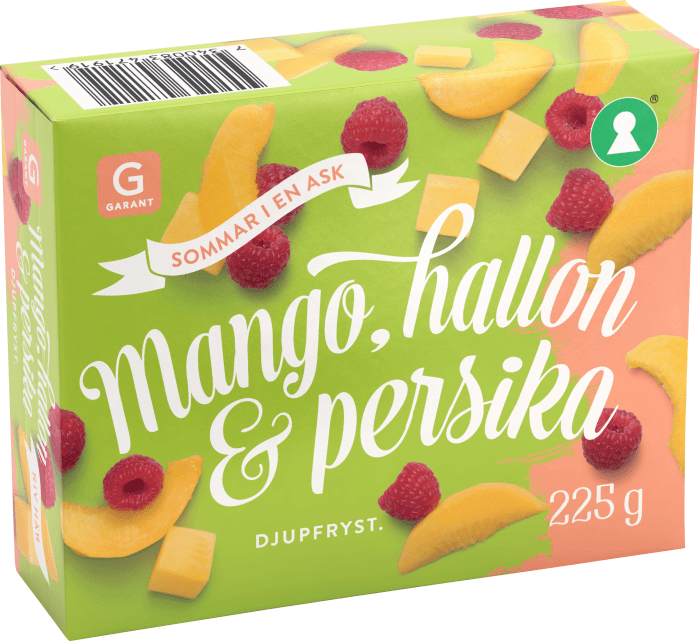 Mango, Hallon & Persika Frysta