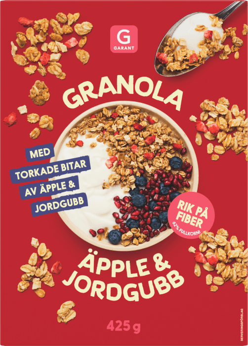 Granola Jordgubb & Äpple