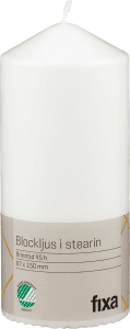 Blockljus Stearin 15cm