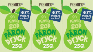 Pärondryck Mindre Socker 3x25cl
