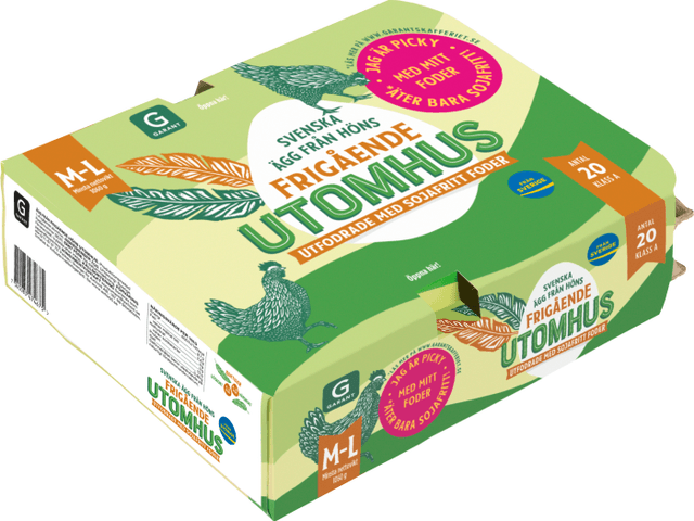 Ägg Frigående Utomhus Medium/large