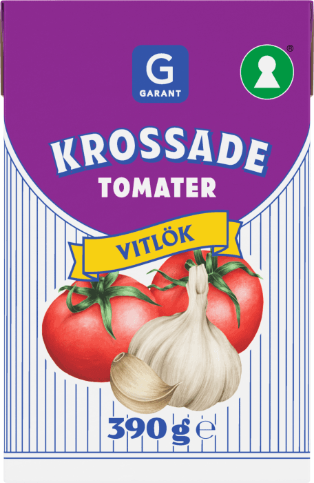 Krossade Tomater Vitlök