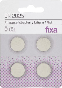 Cr 2025 Knappcell Batteri