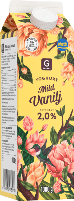 Yoghurt Mild Vanilj 2%
