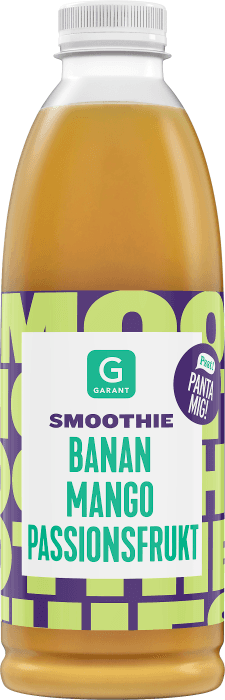 Smoothie Banan, Mango & Passionsfrukt