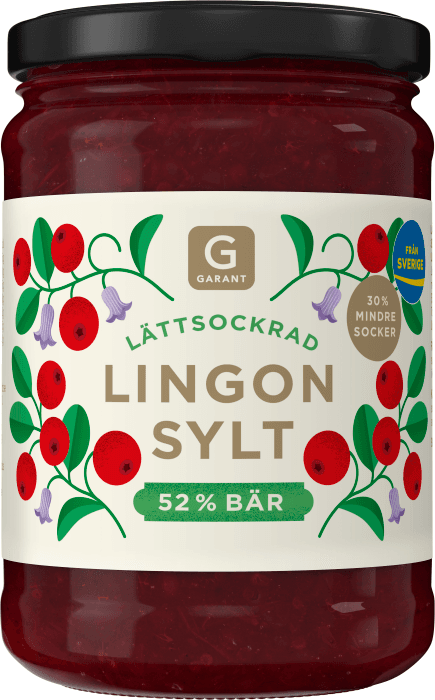 Lingonsylt Lättsockrad