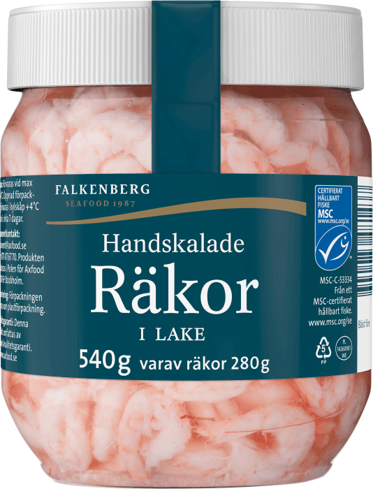 Räkor i Lake Handskalade