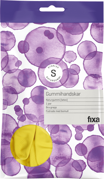 Gummihandskar Small