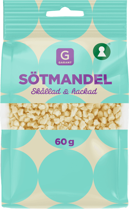 Sötmandel Skållad & Hackad