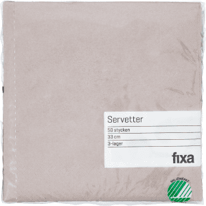 Servetter Greige 33cm